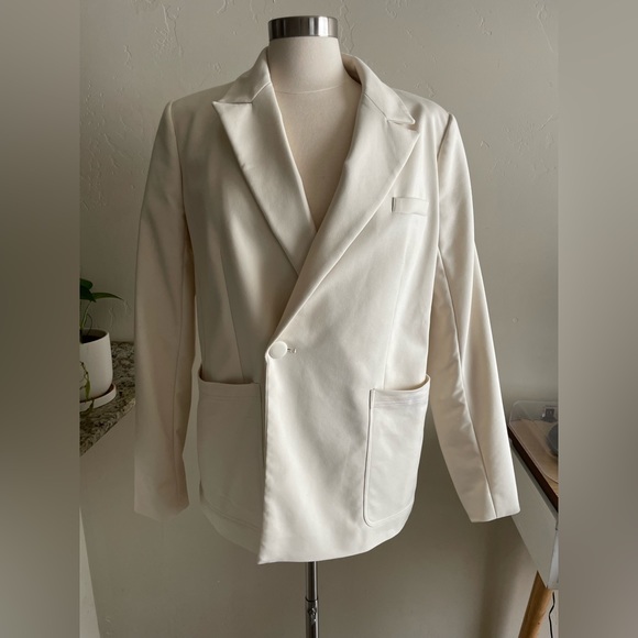 Good American oversized woven blazer. - Picture 4 of 8